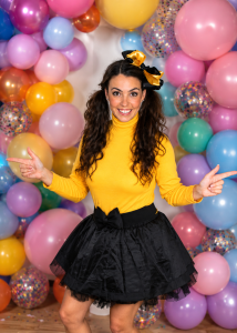Festive Balloon Party Portrait